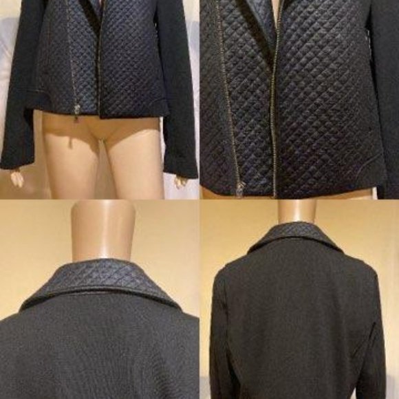 Black Tahari Textured Jacket - Picture 1 of 1